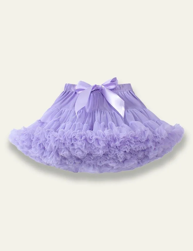 Tulle Fluffy Pleated Skirt - Image 10