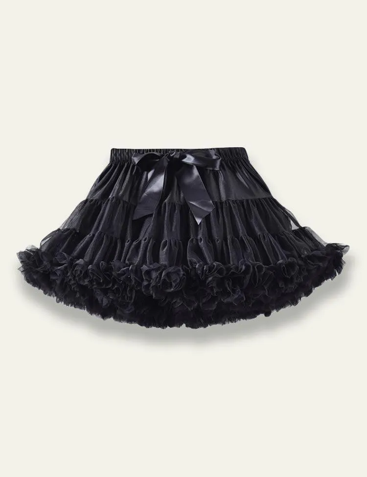 Tulle Fluffy Pleated Skirt - Image 11