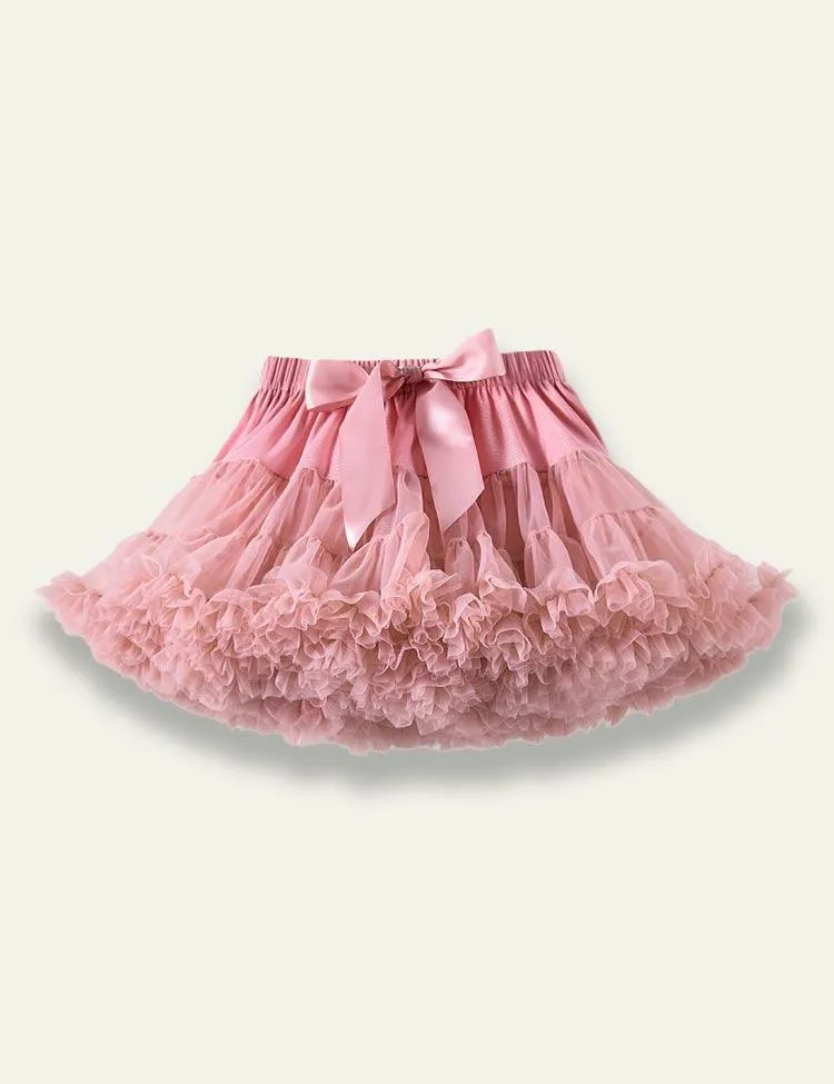 Tulle Fluffy Pleated Skirt - Image 12
