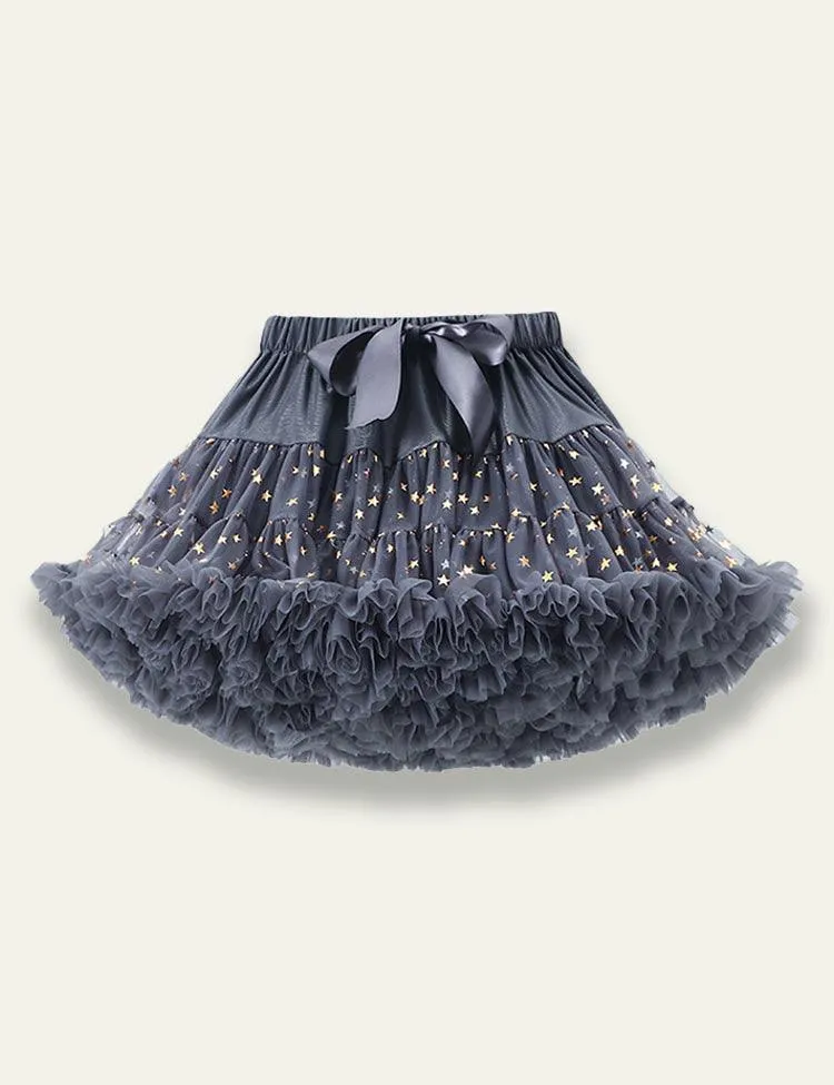 Tulle Fluffy Pleated Skirt - Image 4