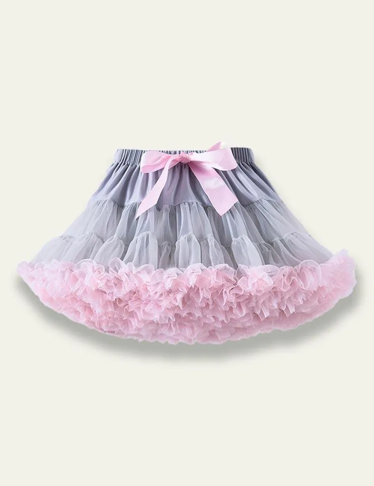 Tulle Fluffy Pleated Skirt - Image 5