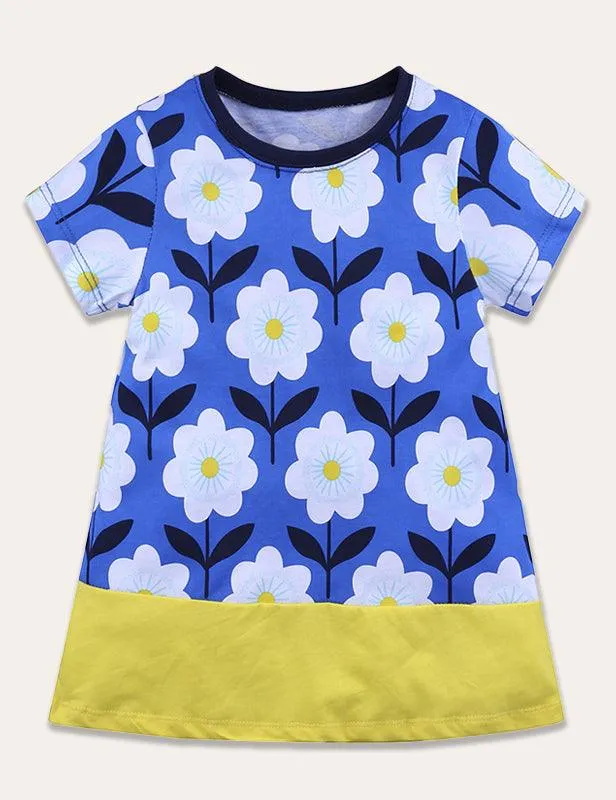 Today Only - Turtle Appliqué Short-Sleeved Striped Dress - Image 11