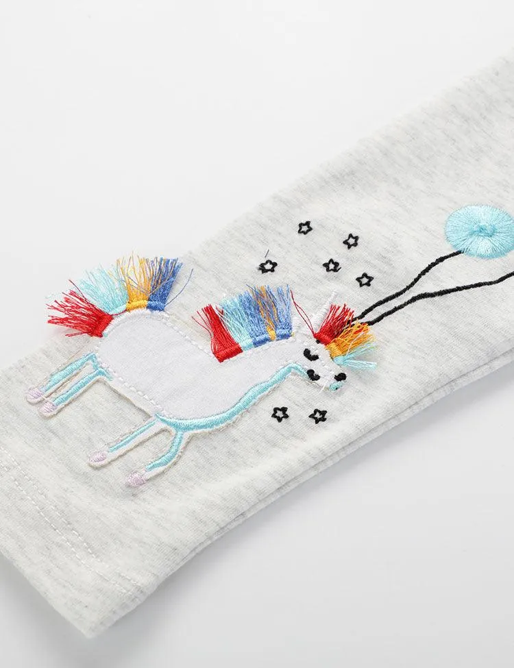 Unicorn  Appliqué Leggings - Image 3