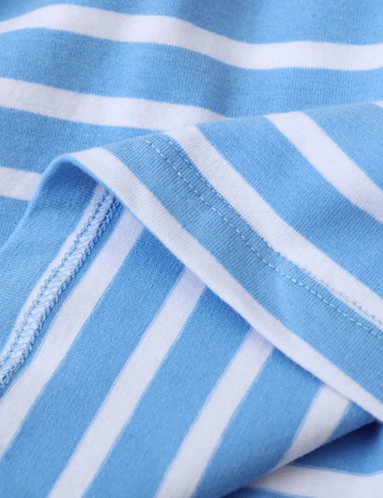 Unicorn Appliqué Striped Dress - Image 3