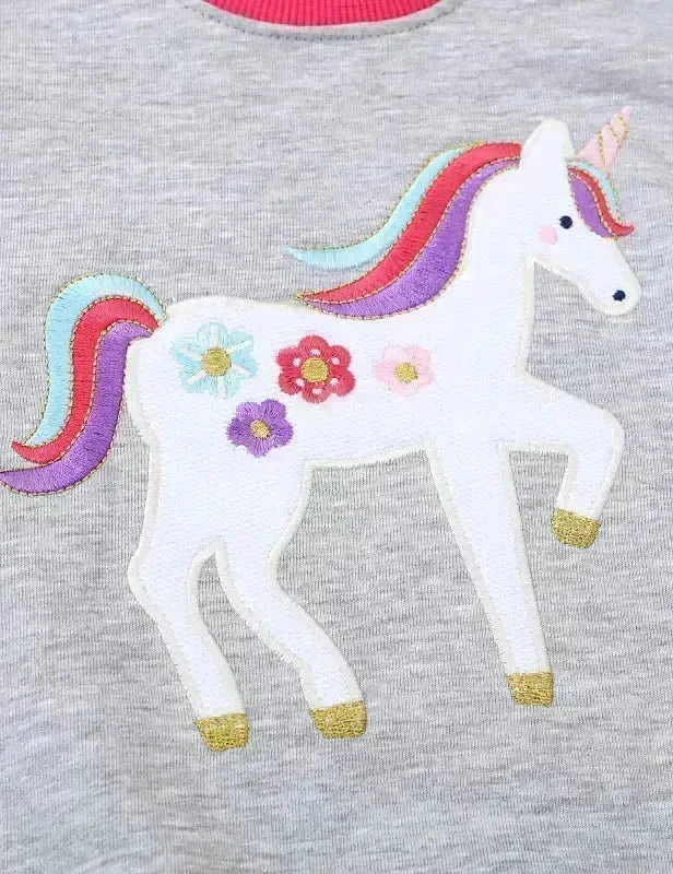 Unicorn Appliqué Sweatshirt - Image 3