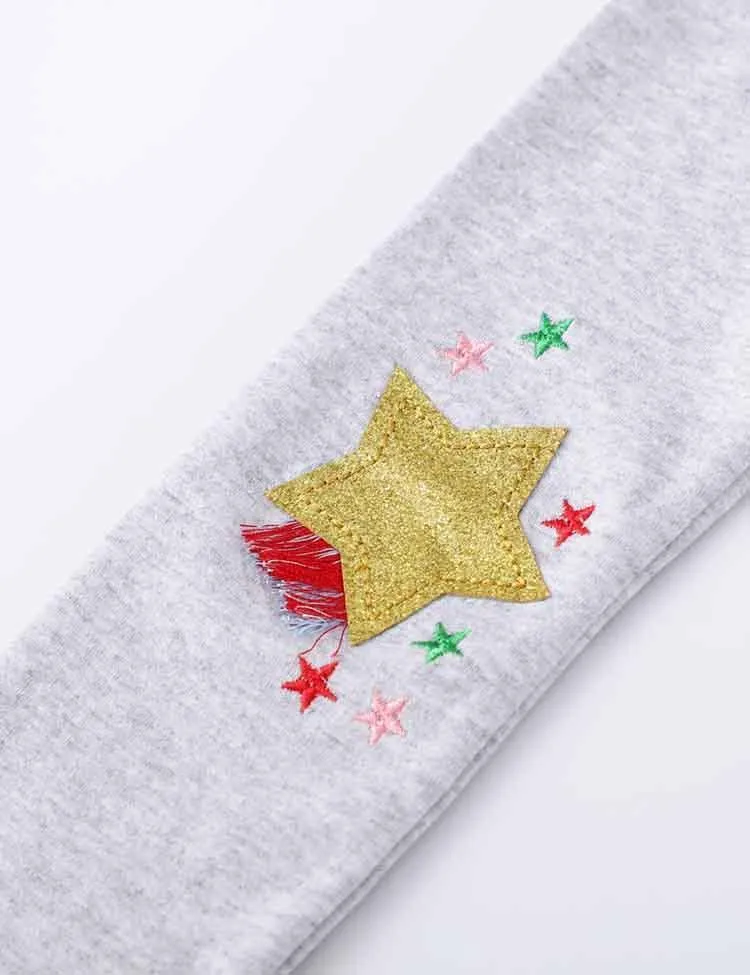 Unicorn Appliqué Tassel Leggings - Image 5