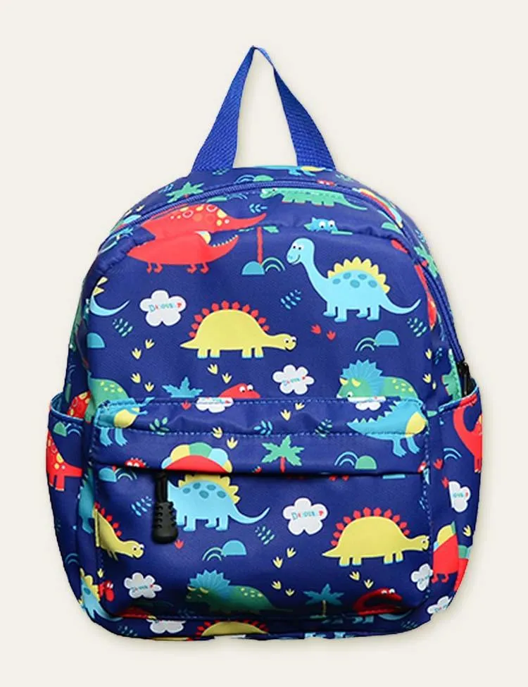 Unicorn Dinosaur Full Printed Schoolbag Backpack - Image 3