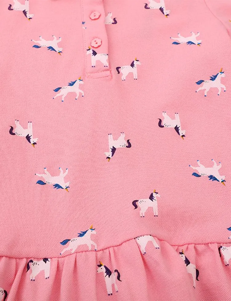 Unicorn Full Printed Long Sleeve Dress - Image 3