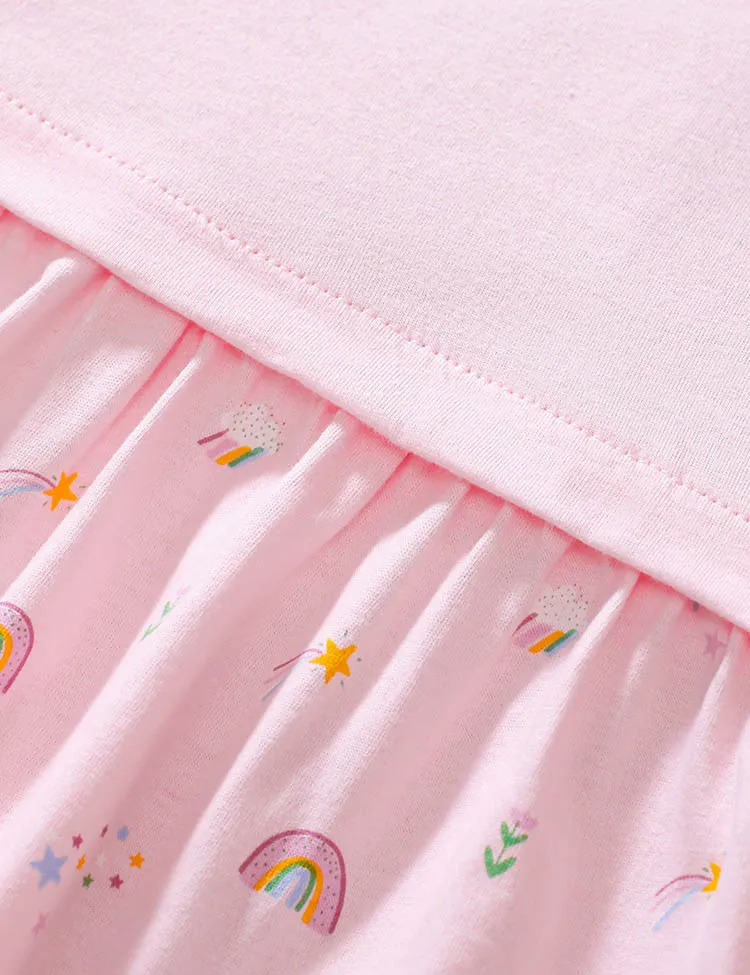 Unicorn Pokect Cotton Dress - Image 3