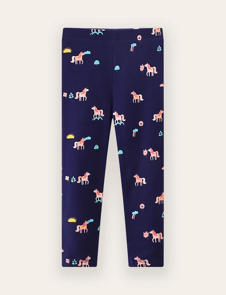Unicorn Print Cotton Dress - Image 3