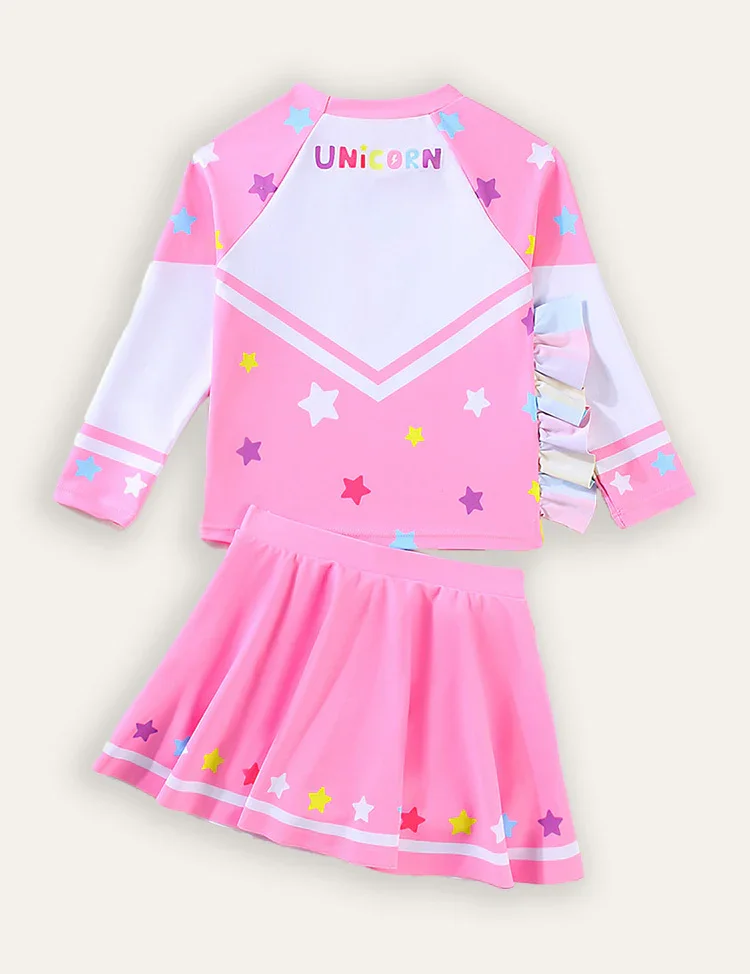 Unicorn Print Swimsuit Set - Image 2