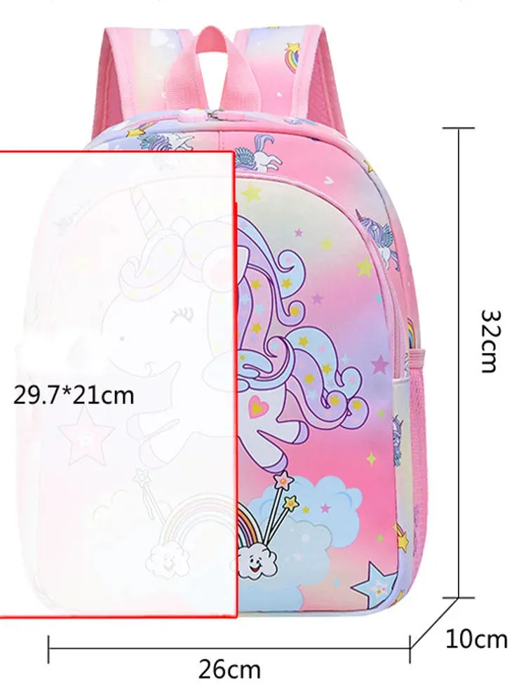 Unicorn Printed Backpack - Image 6