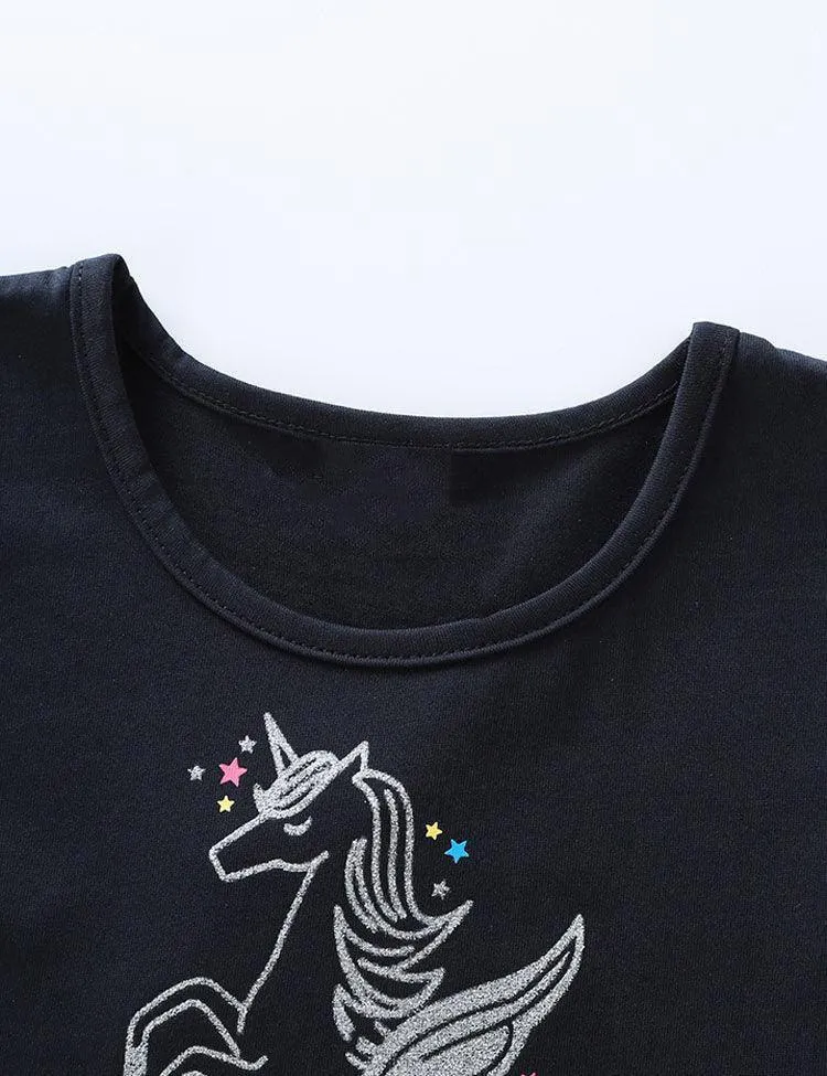 Unicorn Printed Tulle Dress - Image 3