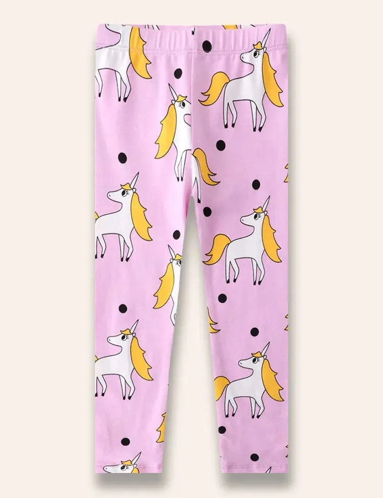 Unicorn Printed Leggings
