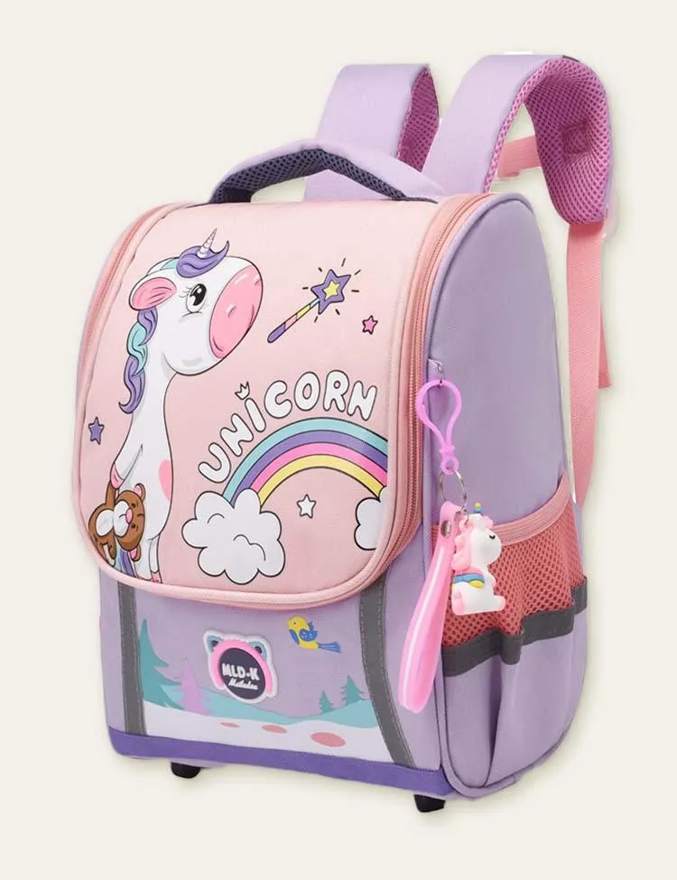 Unicorn Printed Schoolbag Backpack - Image 2