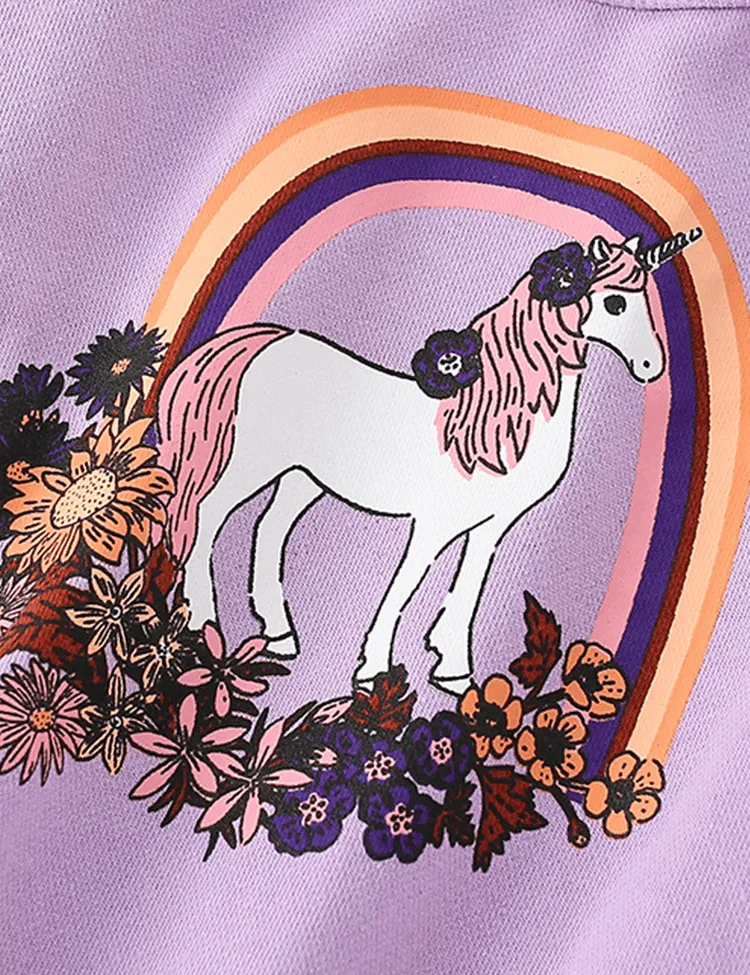 Unicorn Printed Sweatshirt - Image 3