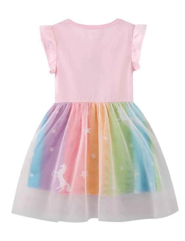 Unicorn Ruffled Mesh Dress - Image 3