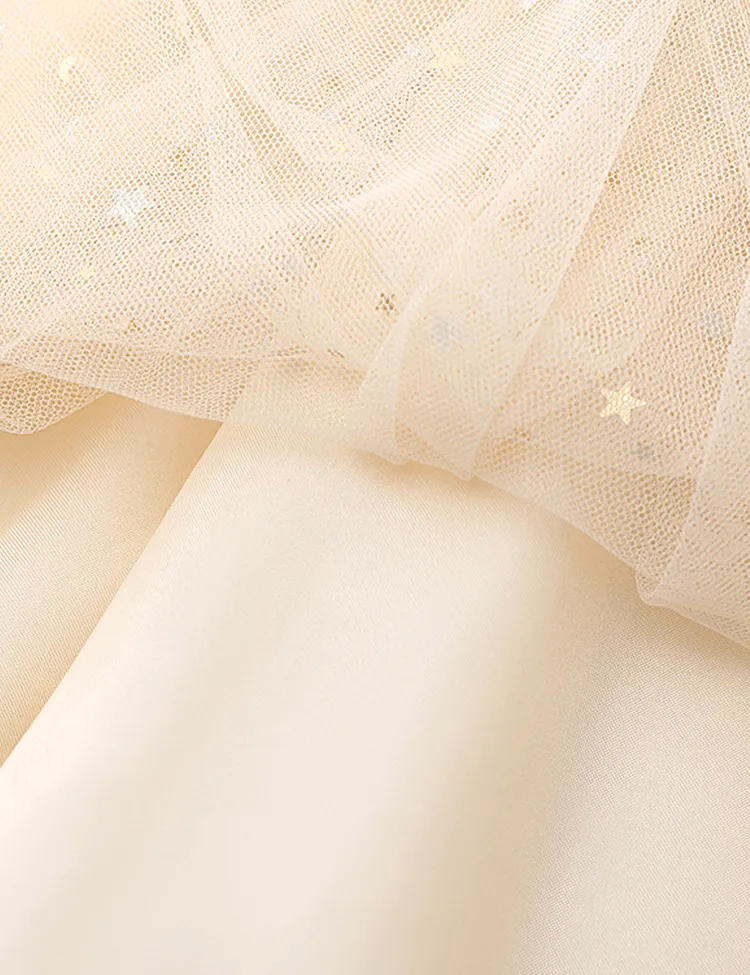 Unicorn Sequined Embroidered Mesh Dress - Image 4