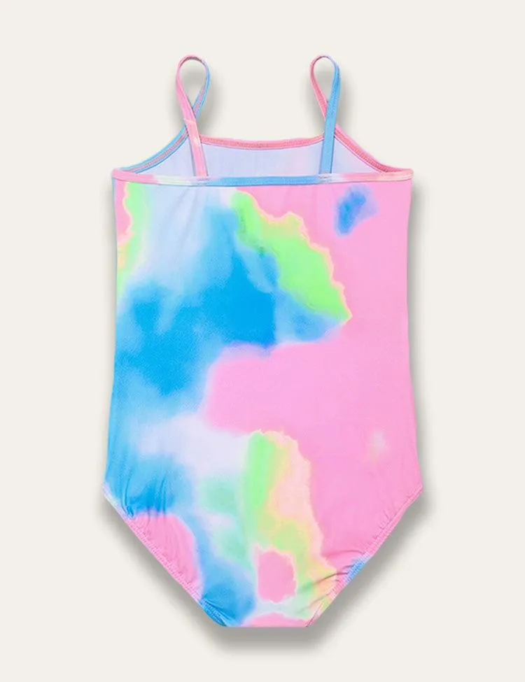 Unicorn Tie Dye One Piece Swimsuit - Image 3