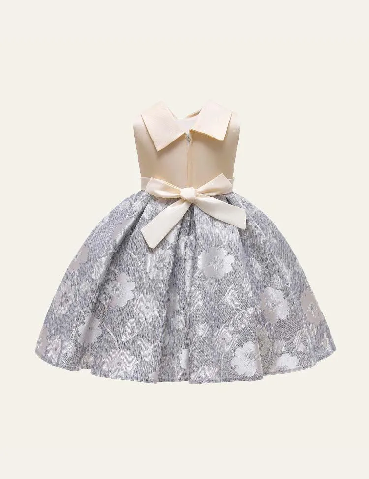 V-neck Flower Party Dress - Image 2