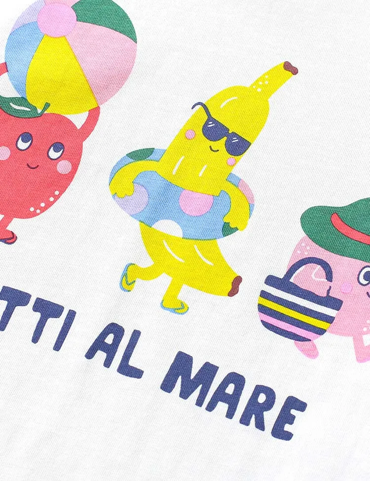 Vacation Fruit Printed T-Shirt - Image 2