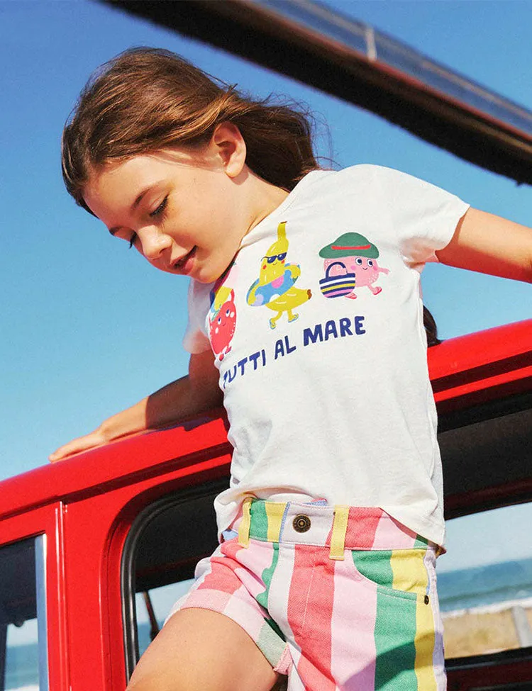 Vacation Fruit Printed T-Shirt - Image 4