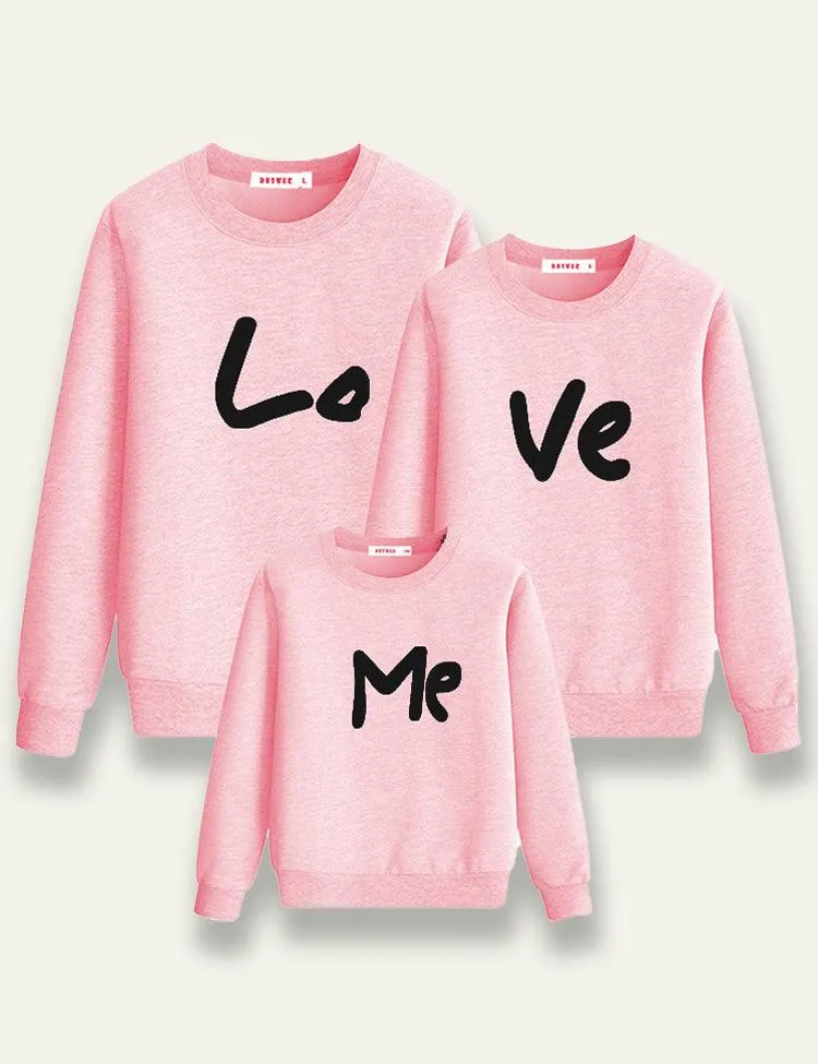 Valentine's Day Family Matching Printed Sweatshirt - Image 4