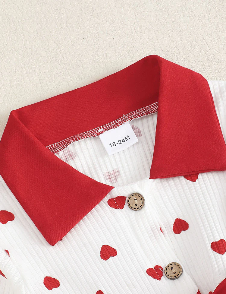 Valentine's Day Heart Print Dress - Image 3
