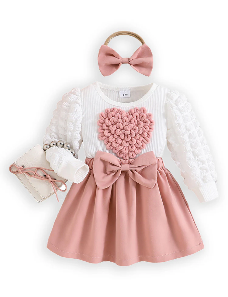 Valentine's Day Love Long Sleeve Dress - Image 2