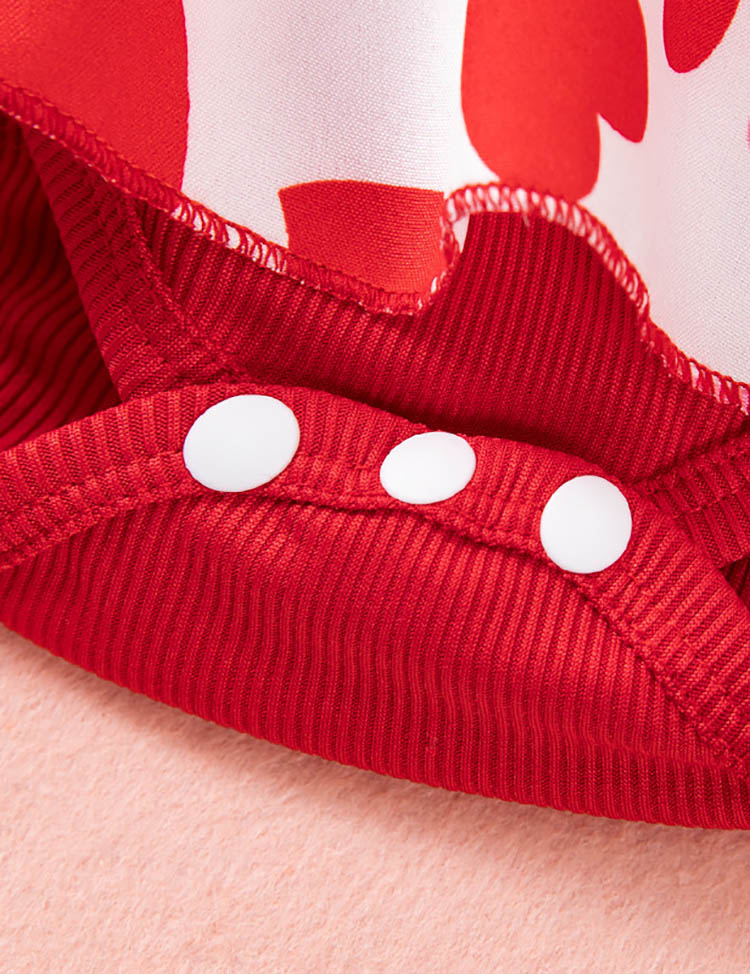 Valentine's Day Love Long Sleeve Overall Set - Image 4