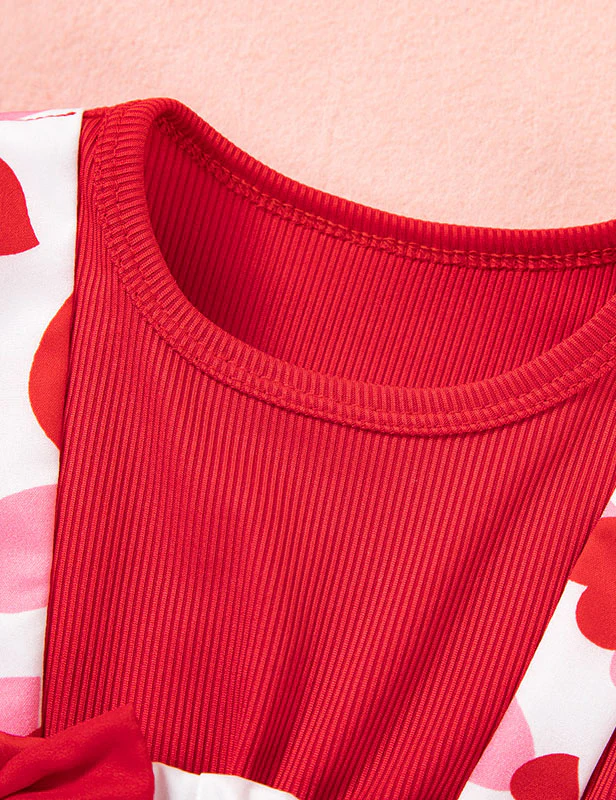 Valentine's Day Love Long Sleeve Overall Set - Image 5