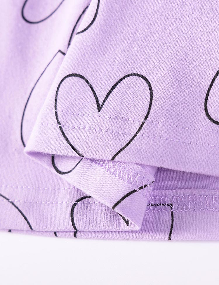 Valentine's Day Love Print Cotton Dress - Image 3