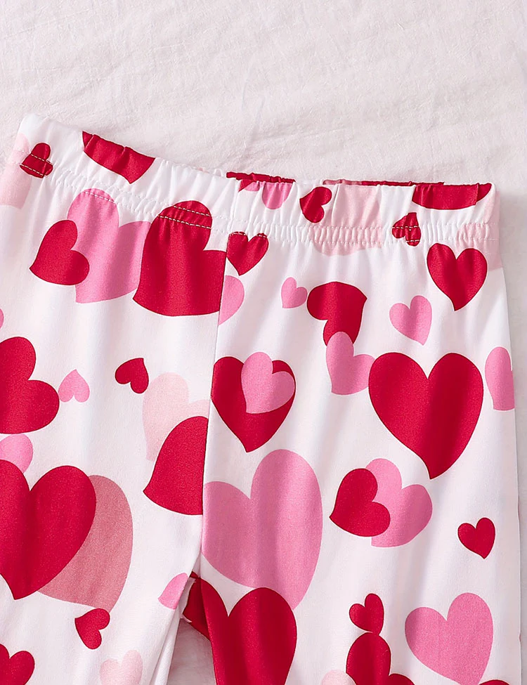 Valentine's Day Love Print T-shirt Set - Image 7