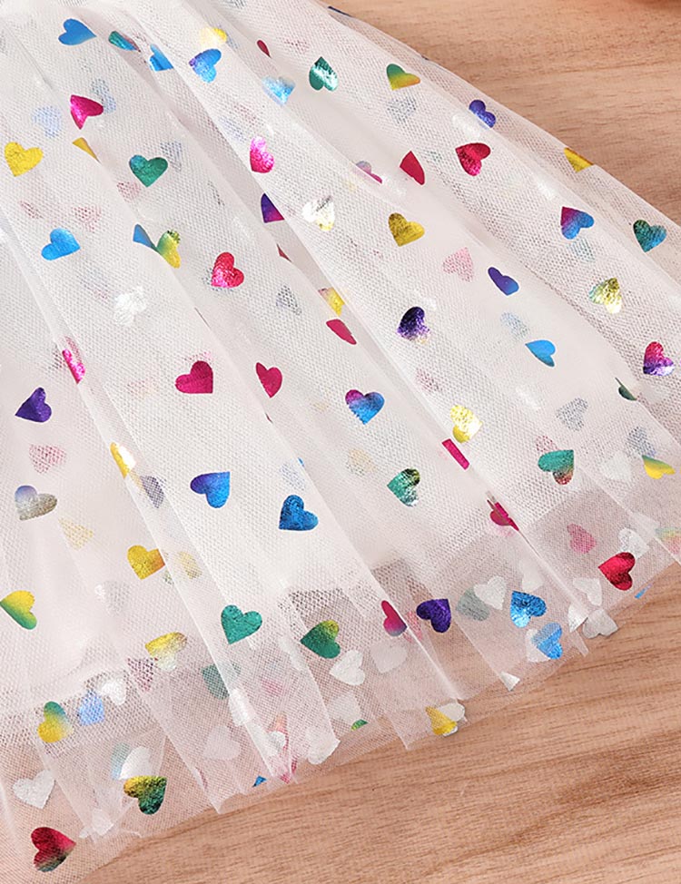 Valentine's Day Love Print Tutu Skirt - Image 3