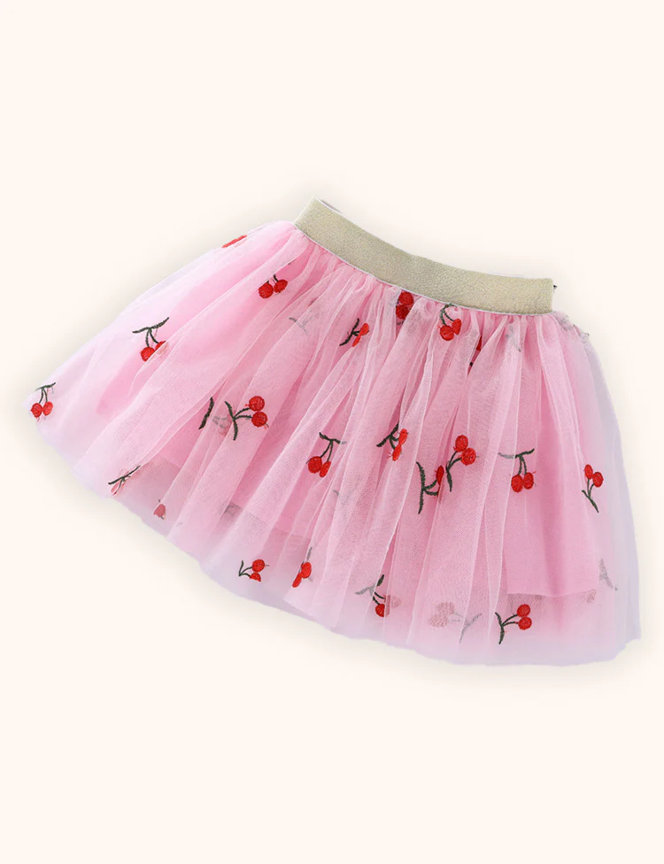 Valentine's Day Tulle Embroidered Skirt - Image 5