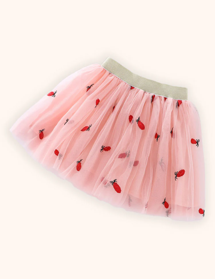 Valentine's Day Tulle Embroidered Skirt - Image 8