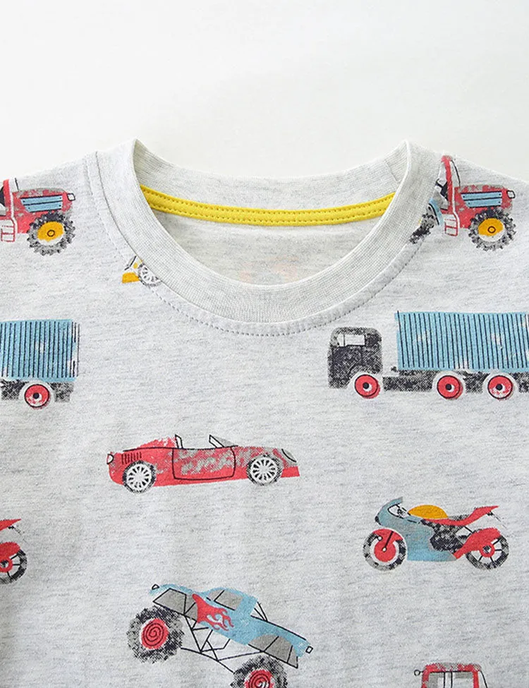 Vehicle Printed T-Shirt - Image 2