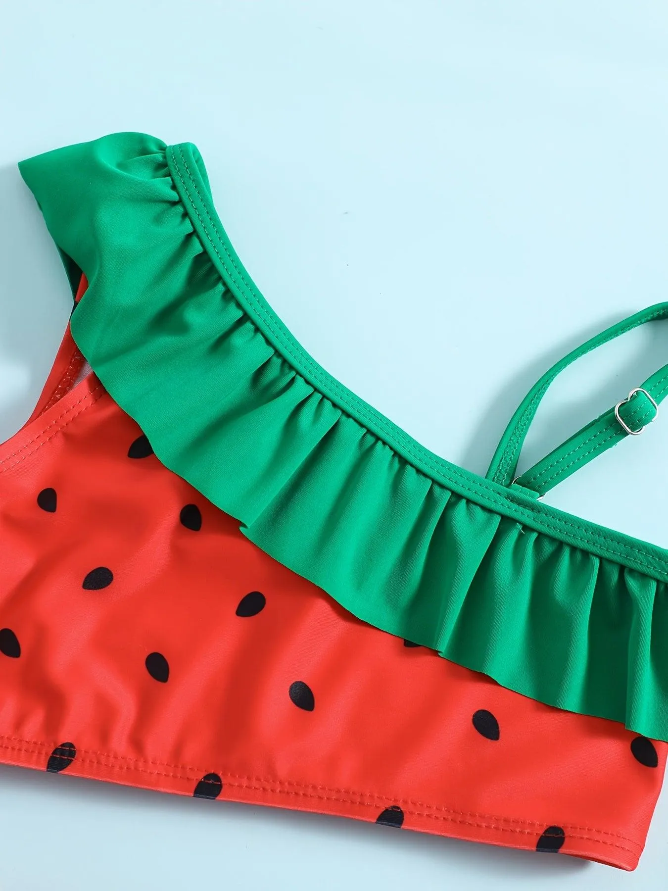 Watermelon Print Split Swimsuit - Image 3