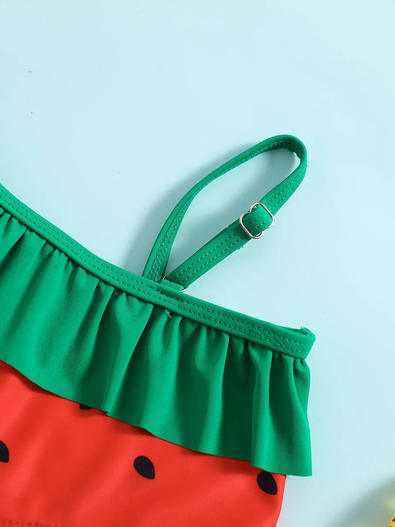 Watermelon Print Split Swimsuit - Image 4