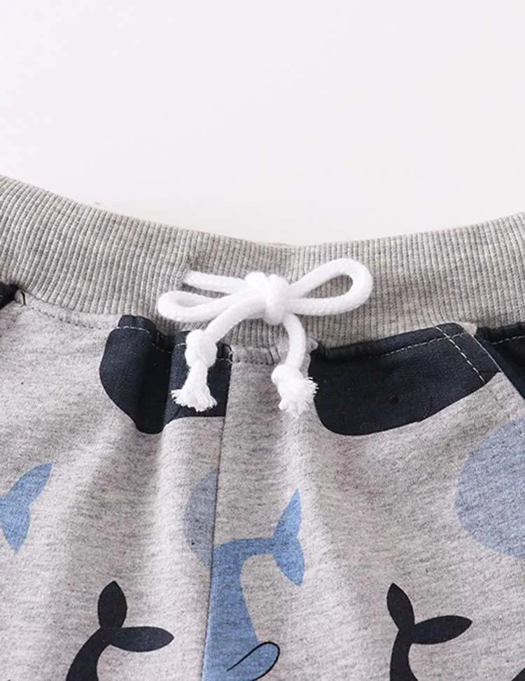 Whale Printed Shorts - Image 3