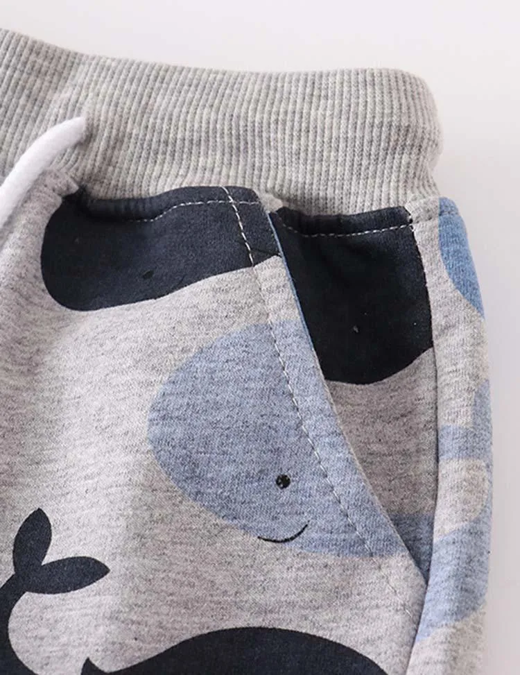 Whale Printed Shorts - Image 4