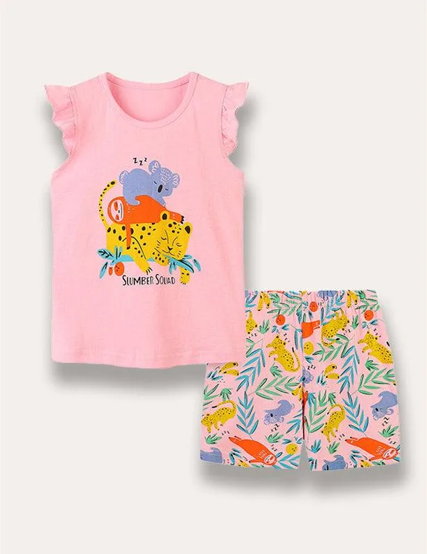 Wild Animal Printed Set