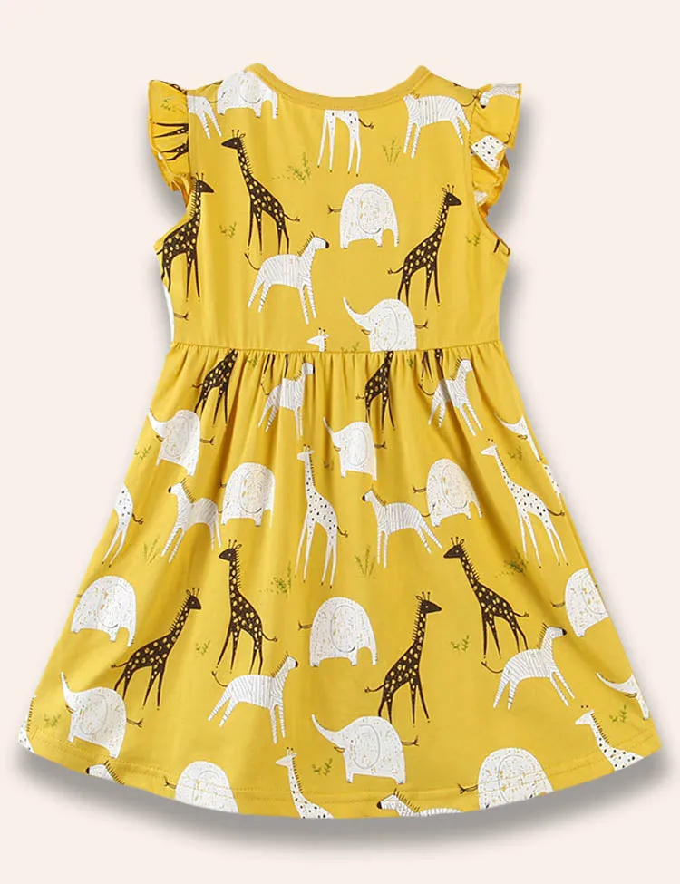 Wild Animal Printed Vest Dress - Image 2