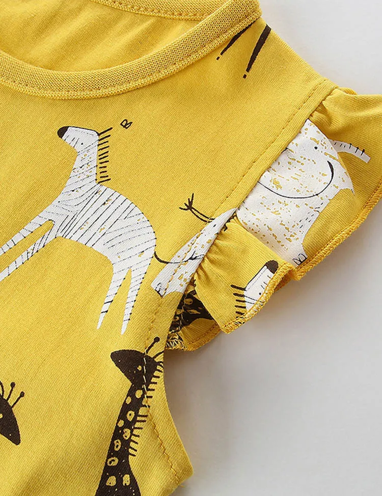 Wild Animal Printed Vest Dress - Image 4