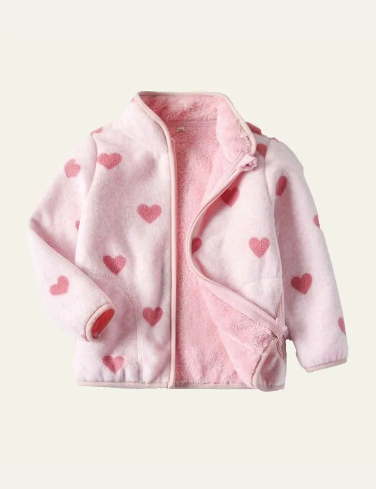 Full Print Polar Fleece Jacket - Image 3