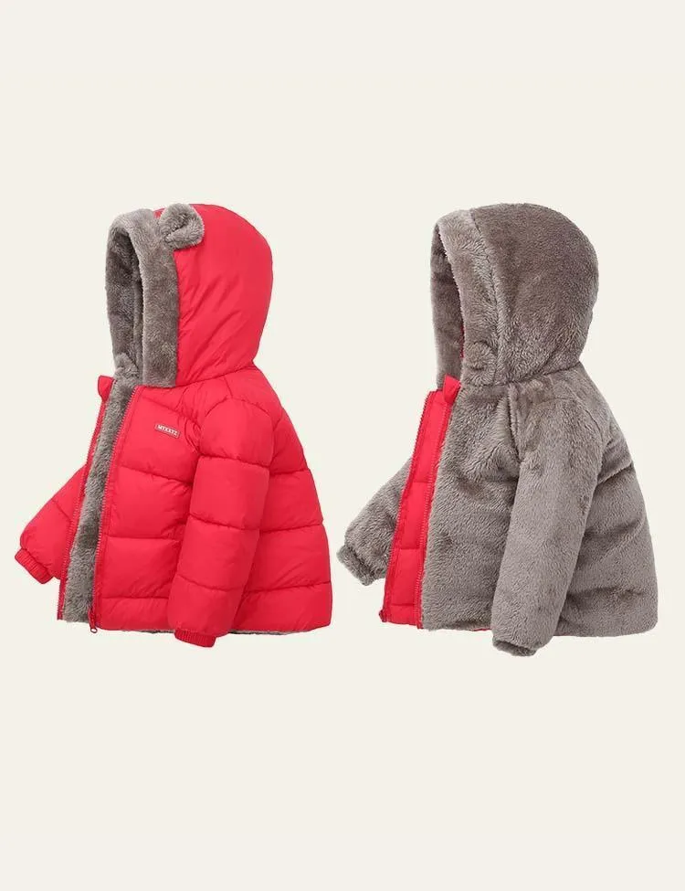 Winter Lambskin Cotton Coat - Image 5