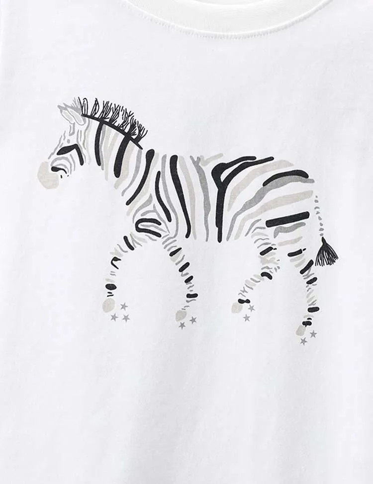 Zebra Printed Long Sleeve T-shirt - Image 2