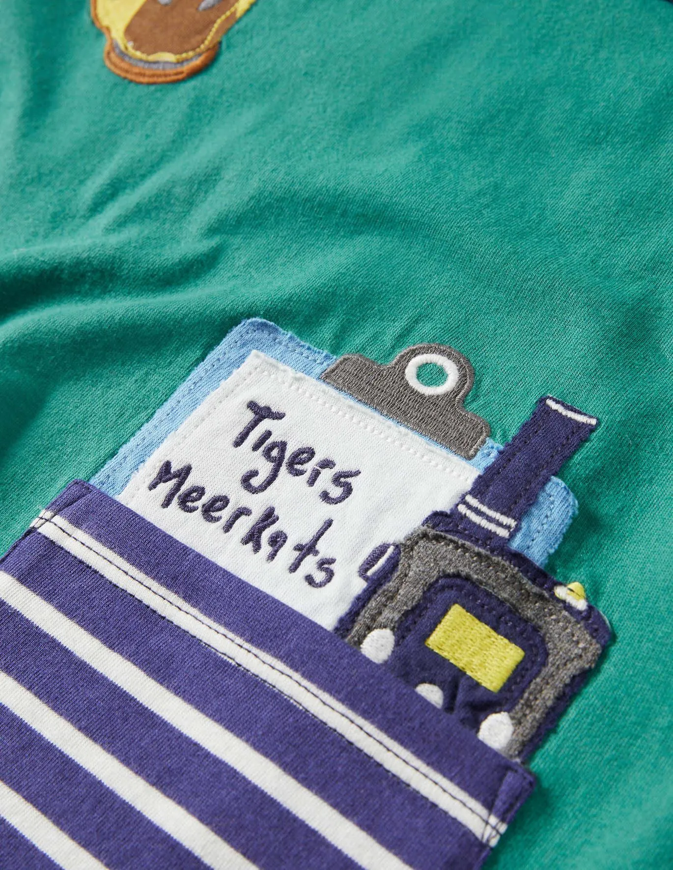 Zoologist Appliqué Pocket Jersey Tunic - Image 2